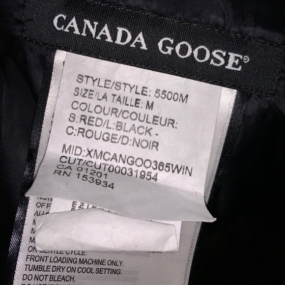 LIKE NEW Canada Goose Red Jacket 100% Authentic - Picture 6 of 8